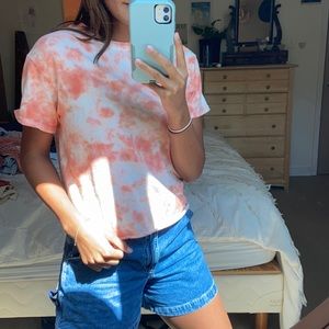 Groovy tie dye shirt that I thrifted!